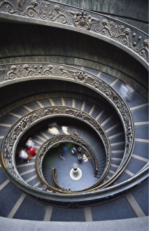 Spiral Prints: Spiral Staircase, Vatican Musuem, Rome, Italy