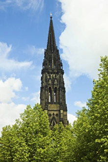 Lutheran Prints: Spire of the ruined St. Nicholas Church