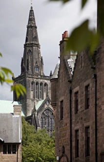 Spires Prints: Spire of St. Mungos Cathedral, Glasgow, Scotland, United Kingdom, Europe
