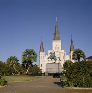 Spires of Christian cathedral, St