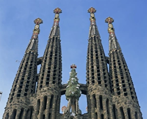 Spires of the Sagrada Familia