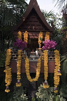 Spirit House at Jim Thompsons house, Bangkok, Thailand, Southeast Asia, Asia