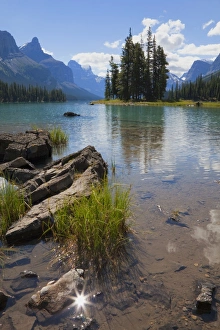 Spirit Island, Maligne Lake, Jasper National Park, UNESCO World Heritage Site