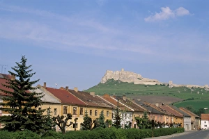 Spis Prints: Spis castle above Spisske