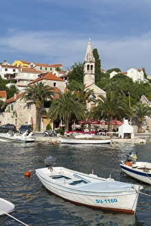 Brac Prints: Splitska harbour, Brac Island, Dalmatian Coast, Croatia, Europe
