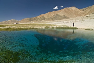 Images Dated 24th August 2009: Spring Ak Balyk, the Pamirs, Tajikistan, Central Asia, Asia