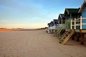 Norfolk Prints: A spring evening at Wells next the Sea, Norfolk, England, United Kingdom, Europe