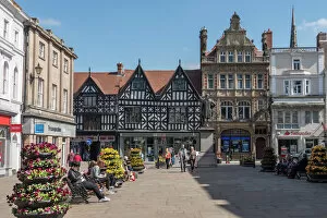 Shropshire Collection: The Square, Shrewsbury, Shropshire, England, United Kingdom, Europe