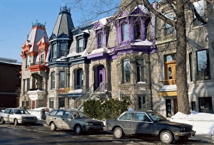 Montreal Prints: Square St. Louis, Montreal, province of Quebec, Canada, North America