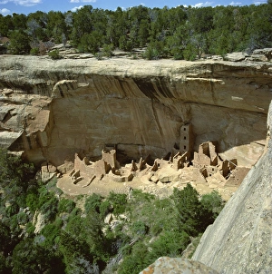 Rock Cliffs Prints: Square tower house, Mesa Verde