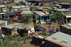 Shanty Town Prints: Squatter camp near Soweto