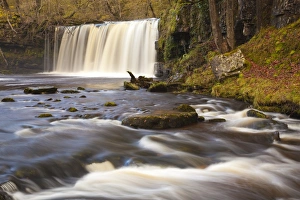 Brecon Beacons Prints: Sqwd Ddwli Waterfall, Brecon Beacons, Mid Wales, United Kingdom, Europe