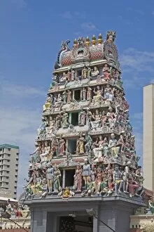 Images Dated 12th March 2009: Sri Mariamman Temple, Chinatown, Singapore, Southeast Asia, Asia
