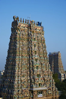 Sri Meenakshi temple, Madurai, Tamil Nadu, India, Asia