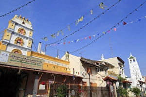 Malaysian Prints: Sri Poyyatha Vinayaga Moorthy Temple, Melaka (Malacca), Malaysia, Southeast Asia, Asia