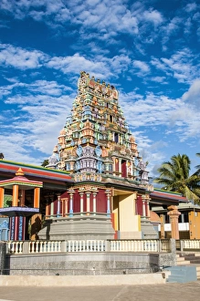 Multi Coloured Prints: Sri Siva Subramaniya Hindu temple, Nadi, Viti Levu, Fiji, Pacific
