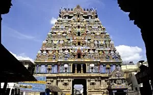 Images Dated 15th July 2009: Srirangam Temple, Trichy, Tamil Nadu, India, Asia