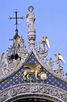 Piazza San Marco Prints: Detail of St