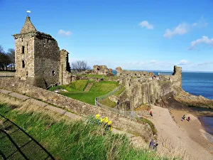 Historic Site Prints: St. Andrews Castle, Fife, Scotland, United Kingdom, Europe
