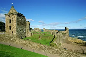 Fife Prints: St. Andrews Castle founded around 1200