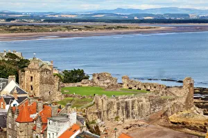 Remains Prints: St. Andrews Castle and West Sands from St