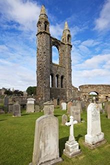 Grave Stone Prints: St. Andrews Cathedral ruin and graveyard