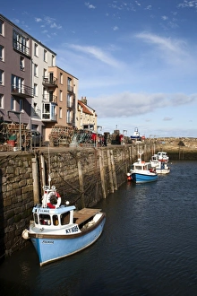 Quay Side Prints: St. Andrews Harbour, St. Andrews, Fife, Scotland, United Kingdom, Europe