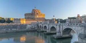 St. Angelo Bridge (Ponte Sant Angelo) and Castel Sant Angelo