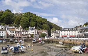 Jersey Prints: St. Aubin and its Harbour, Jersey, Channel Islands, United Kingdom, Europe