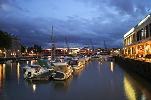Bristol Prints: St. Augustines Reach, harbour, Bristol, England, United Kingdom, Europe