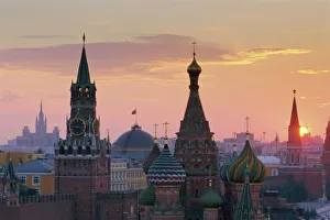 Roof Top Prints: St. Basils Cathedral and Kremlin