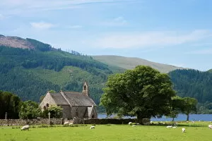 Cumbria Gallery: St. Begas Church by the Lake, Bassenthwaite, Lake District, Cumbria
