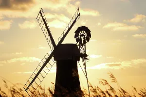 Windmill Prints: St. Benet's Mill, Norfolk Broads, England