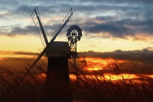 Reeds Prints: St. Benet's Mill, Norfolk Broads, England