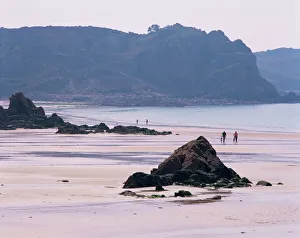 Jersey Prints: St. Brelades Bay, Jersey, Channel Islands, United Kingdom, Europe