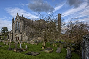Gravestone Prints: St. Canices Cathedral, Kilkenny, County Kilkenny, Leinster, Republic of Ireland, Europe