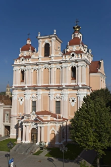 Images Dated 23rd September 2008: St. Casmirs Church and the Jesuit Monastery in Old Town Square, Vilnius