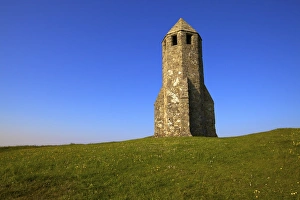 Typical Culture Prints: St. Catherines Oratory, Isle of Wight, England, United Kingdom, Europe