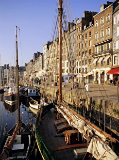 Steeple Prints: St. Catherines Quay, Old Harbour, Honfleur, Basse Normandie (Normandy)