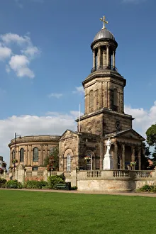 Bell Tower Prints: St. Chads Church, St. Chads Terrace, Shrewsbury, Shropshire, England, United Kingdom