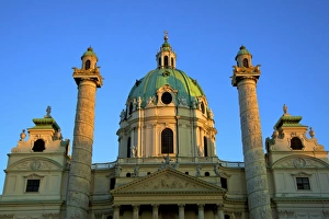 Vienna Prints: St. Charles Church, Vienna, Austria, Europe