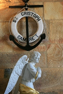 Images Dated 4th August 2006: St. Christophers church, Camaret-sur-Mer, Finistere, Brittany, France, Europe