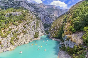 Provence Alpes Cote Dazur Prints: St. Croix Lake, Gorges du Verdon, Provence-Alpes-Cote d Azur, Provence, France