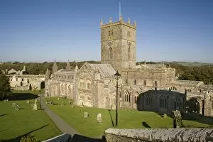 Images Dated 12th October 2010: St. Davids cathedral, Dyfed, Wales, United Kingdom, Europe