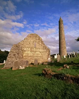 Republic Of Ireland Gallery: St. Declans cathedral and round tower