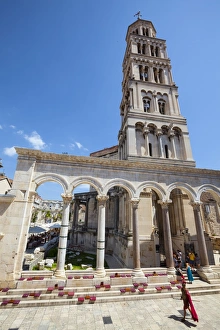 Belltower Prints: St. Domnius Cathedral Bell Tower and Peristyle