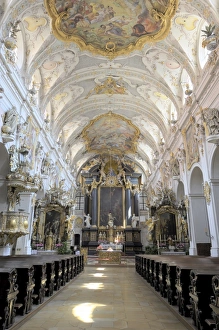 St. Emmerams church, Regensburg, Bavaria, Germany, Europe