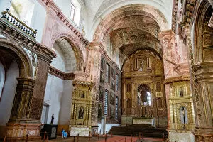 Human Likeness Gallery: St. Francis of Assisi church, UNESCO World Heritage Site, Old Goa, Goa, India, Asia