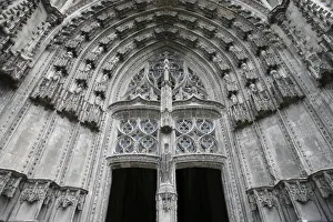 Indre Et Loire Prints: St. Gatien Cathedral door, Tours, Indre-et-Loire, France, Europe