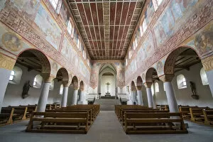 Typically German Gallery: St. Georg church, Reichenau-Oberzell, Reichenau Island, UNESCO World Heritage Site